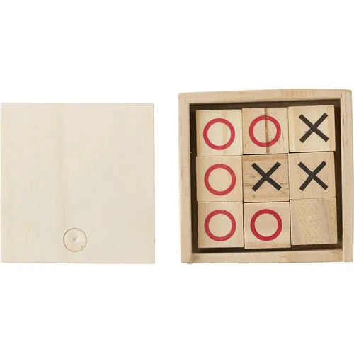Wooden Tic Tac Toe game Alessio