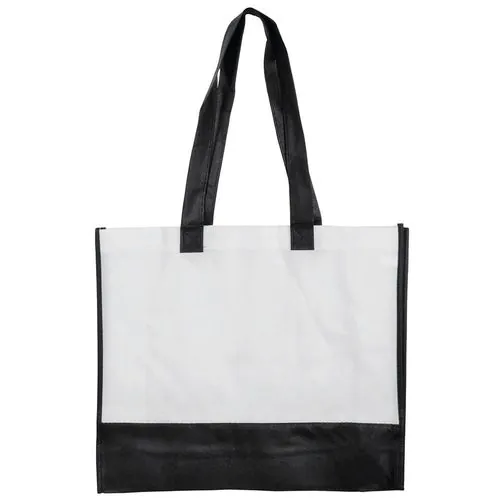 80 g/m2 non-woven fabric shopping bag with gusset and long handles 80 g/m2 non-woven fabric shopping bag with gusset and long handles