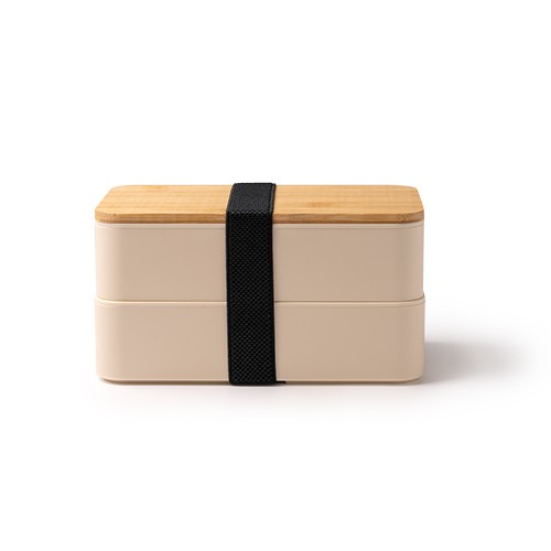 Lunch box with two compartments. Includes cutlery Gérson Lunch box with two compartments. Includes cutlery Gérson
