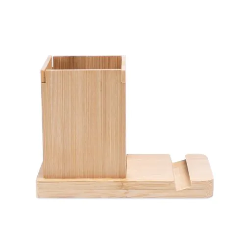 ERWIN. Set da scrivania con supporto per il cellulare e tazza