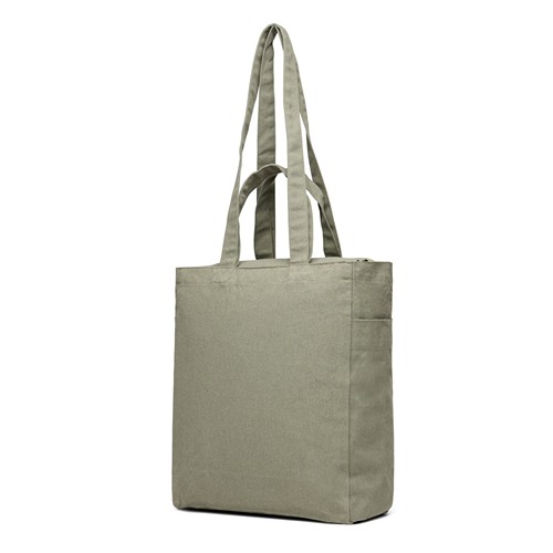 VINGA Hilo AWARE™ gerecycled canvas tas met ritssluiting