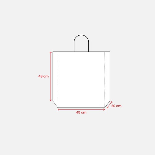 100 g/m2 Papier-Shopper mit Seitenfalte 100 g/m2 Papier-Shopper mit Seitenfalte