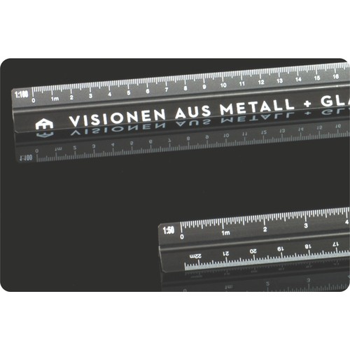 Alu-three-sided ruler