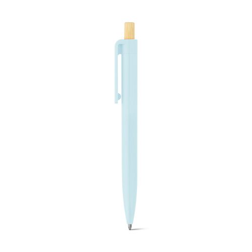 ZARA. Stylo à bille en ABS recyclé (100% rABS) avec bouton en bambou