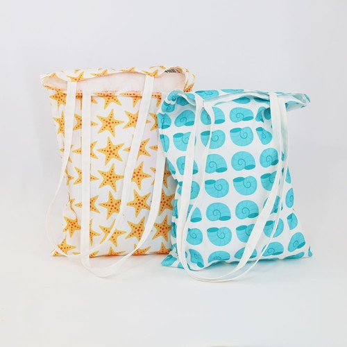 BAG WITH CUSTOMIZABLE RPET HANDLES