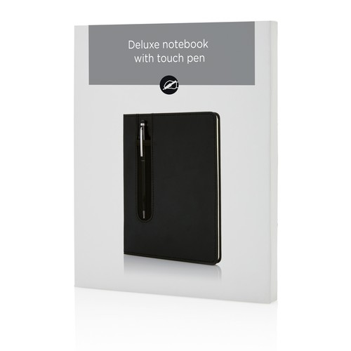 Libreta A5 PU básica con bolígrafo táctil Libreta A5 PU básica con bolígrafo táctil
