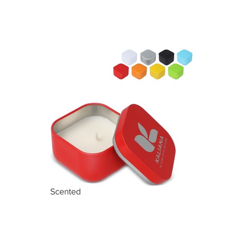 Ananda scented plant based candle in recycled tin