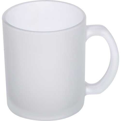 Coffee mug, transparently frosted