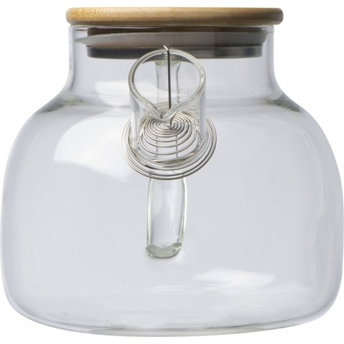 Glass jug with bamboo lid FRANKFURT 1000ml Glass jug with bamboo lid FRANKFURT 1000ml