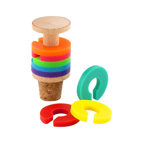 Bottle cap with silicone rings attached to the cap Hoodia
