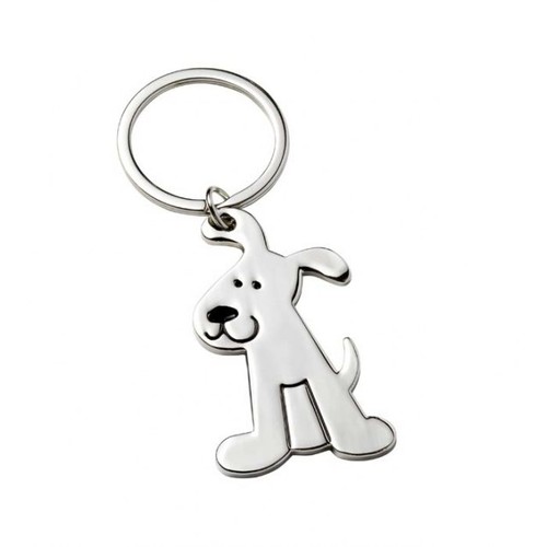 PORTACHIAVI METALLO LUCIDO CANE PORTACHIAVI METALLO LUCIDO CANE