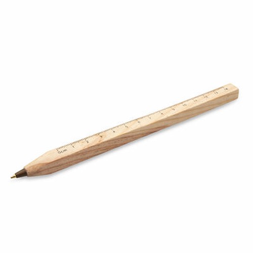 Wooden ball pen with a square cross-section shaft | Arisoa Wooden ball pen with a square cross-section shaft | Arisoa