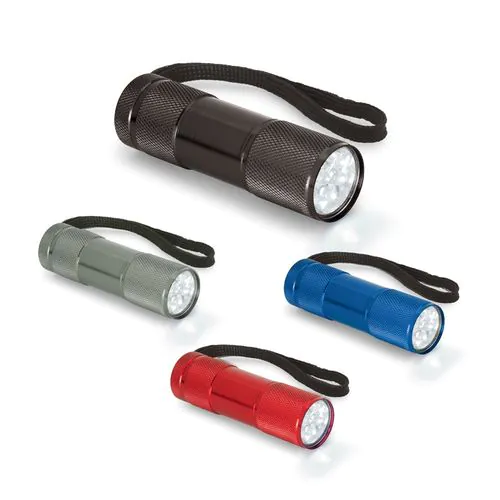 FLASHY. Aluminiowa latarka z 9 diodami LED FLASHY. Aluminiowa latarka z 9 diodami LED