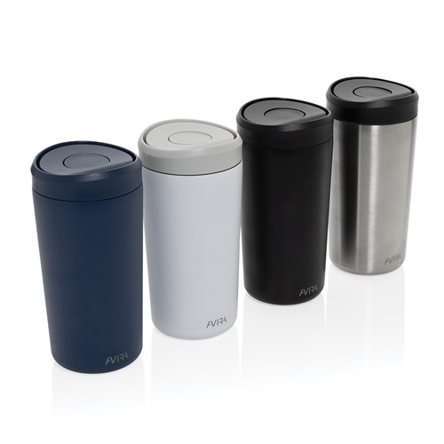 Avira Alix RCS recycled staal klik beker 400ML Avira Alix RCS recycled staal klik beker 400ML