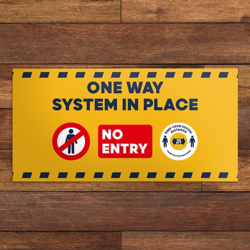 CUSTOMIZABLE FLOOR STICKER 60X30CM