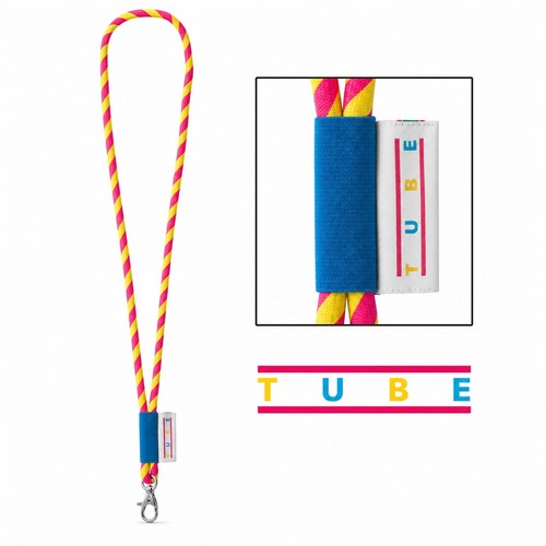 Échantillon imprimé de Lanyard TUBE Long (Ø 7 mm)