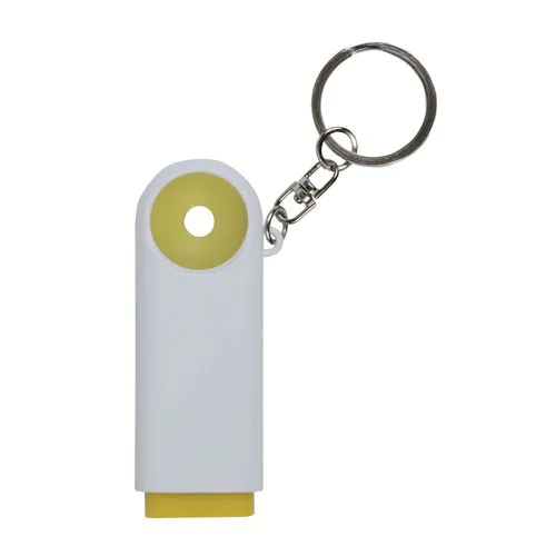 Portachiavi in plastica con gettone per carrello della spesa e luce a 2 led Portachiavi in plastica con gettone per carrello della spesa e luce a 2 led
