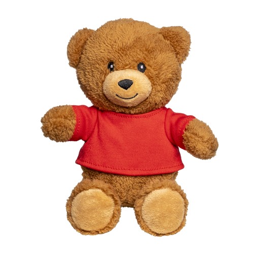 Ourson en polyester avec t-shirt personnalisable Ourson en polyester avec t-shirt personnalisable