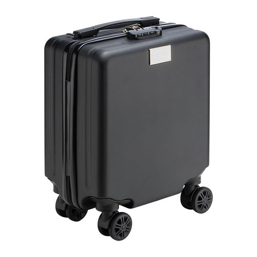 Hard-shell ABS trolley.