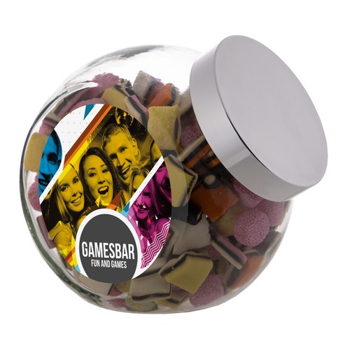 Large glass jar 2 liter