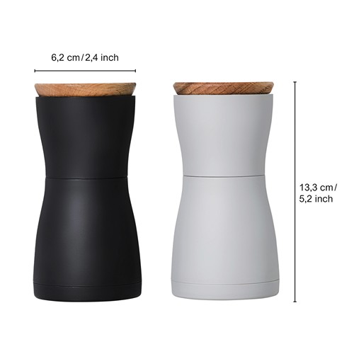 AdHoc Twin zout- en pepermolen set