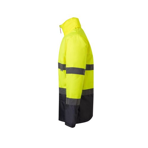 VL THEMIS LARGE. Parka bicolore (190g/m²), in poliestere (100%), con rivestimento in PU