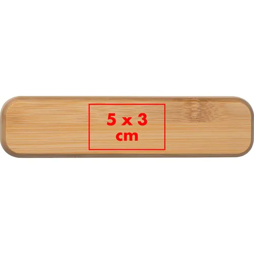 Bamboo pen with twist in bamboo case Bamboo pen with twist in bamboo case