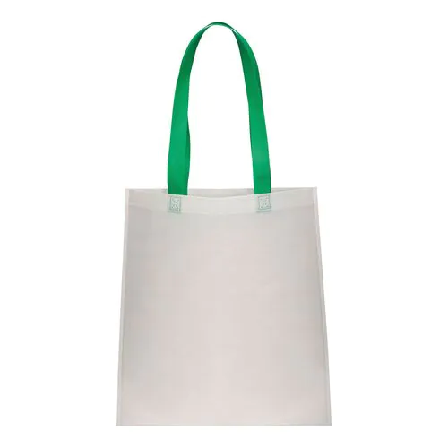 Heat-sealed 70 g/m2 non-woven fabric shopping bag, long handles Heat-sealed 70 g/m2 non-woven fabric shopping bag, long handles