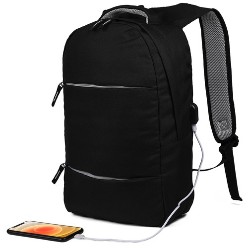 600D RPET LAPTOP RUCKSACK WITH USB CHARGE PORT 600D RPET LAPTOP RUCKSACK WITH USB CHARGE PORT