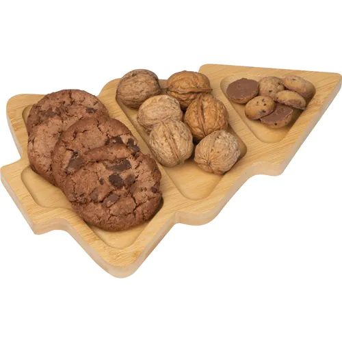 Bamboo snack tray