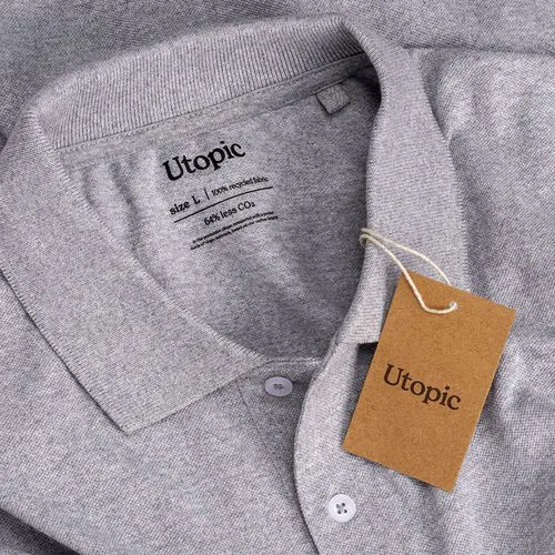 Polo 100% tissu régénéré