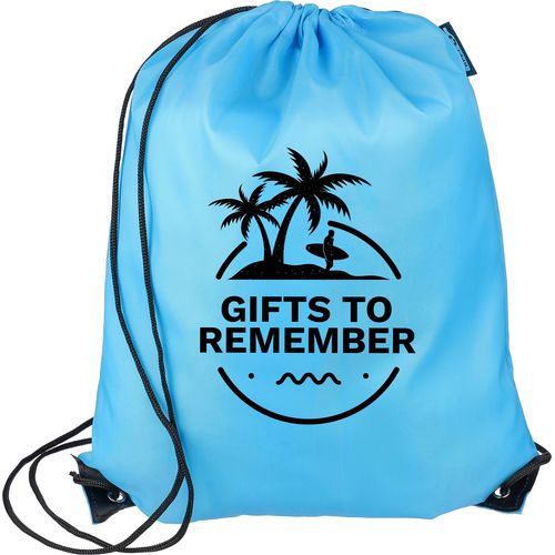 Recycled rPET polyester (210D) drawstring backpack Enrique Recycled rPET polyester (210D) drawstring backpack Enrique