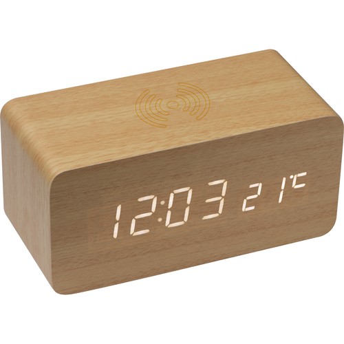 Horloge de bureau avec chargeur sans fil intégré