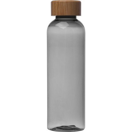 Gourde en PET avec couvercle en bambou, 500ml Gourde en PET avec couvercle en bambou, 500ml