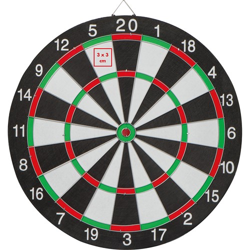 Dartboard with arrows