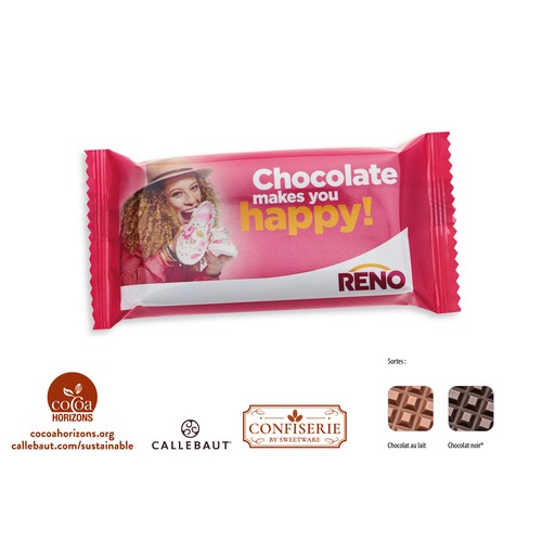 Chocolate 40 g Bar, Callebaut Milk Chocolate