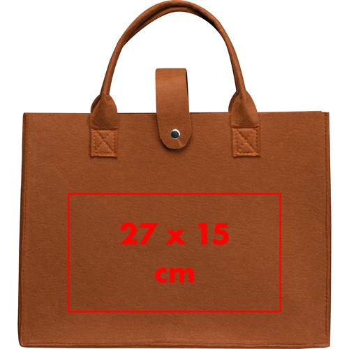 Bolsa de fieltro