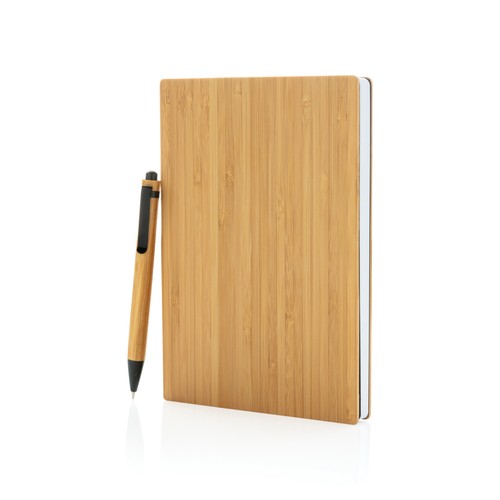 A5 Bamboo notebook & pen set A5 Bamboo notebook & pen set