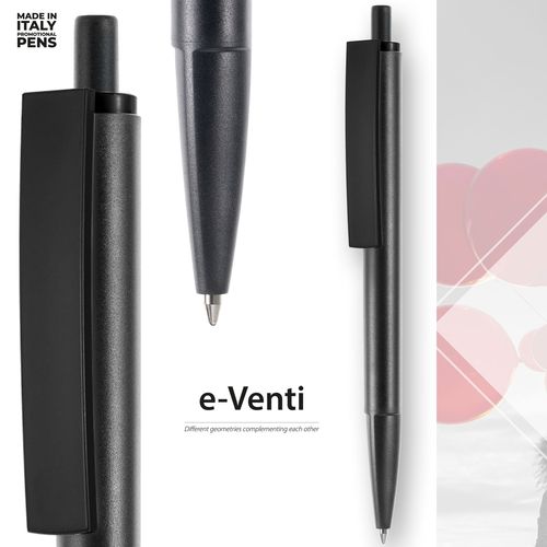Penna a Sfera a scatto e-Venti Black