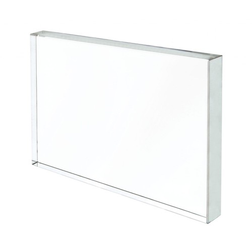 PAPER WEIGHT WHITE GLASS mm80x100