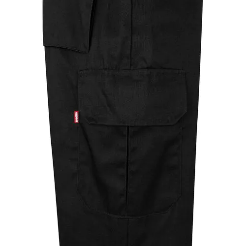 VL ATHENA. Pantaloni in twill bicolore, foderati, con diverse tasche, in cotone (20%) e poliestere (80%)