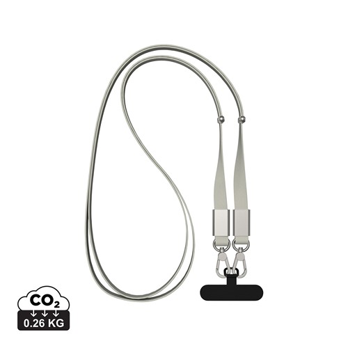 Nivo RCS recycled PET Crossbody lanyard