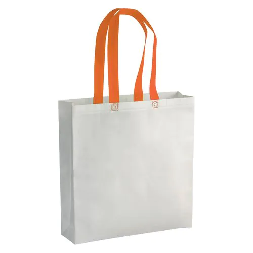Bolsa laminada tejido no tejido, mangos largos y fuelle Bolsa laminada tejido no tejido, mangos largos y fuelle