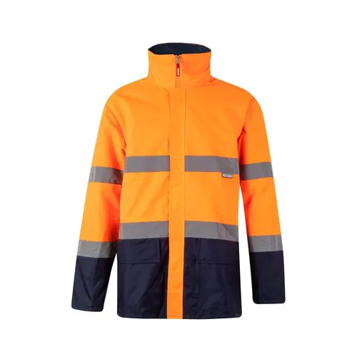 VL THEMIS. Parka bicolore (190g/m²), in poliestere (100%), con rivestimento in PU