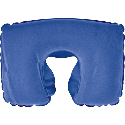 Almohada de viaje hinchable.