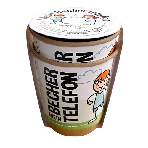 Papieren beker telefoon - Standaard - zonder bedrukking