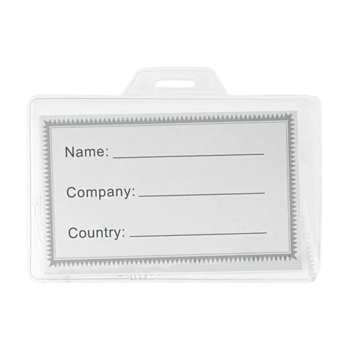 PVC transparent badge holder PVC transparent badge holder