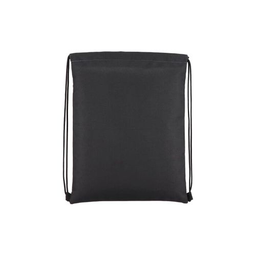 Borsa con coulisse in R-PET 600D rivestita in PU, 33 x 42 cm