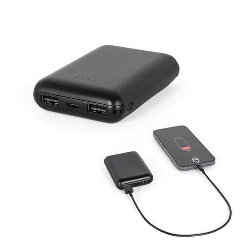 LEAKEY 8. Batería externa de 8'000 mAh en ABS reciclado (100% rABS) LEAKEY 8. Batería externa de 8'000 mAh en ABS reciclado (100% rABS)