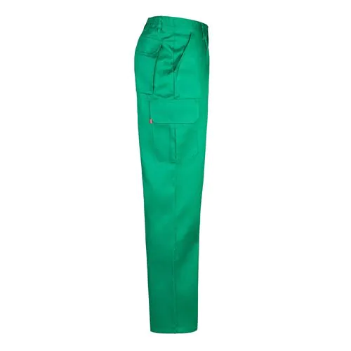 VL MABON. Pantalon sergé, multipoches (200g/m²), en coton (35%) et polyester (65%)